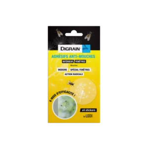 Digrain adhésifs anti-mouches